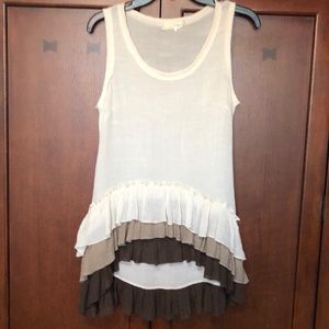 A’reve Ruffled Hi- lo Tunic